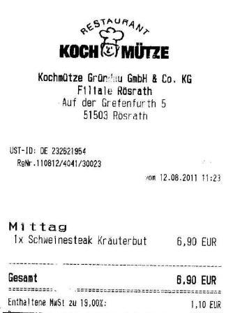 vdpd Hffner Kochmtze Restaurant